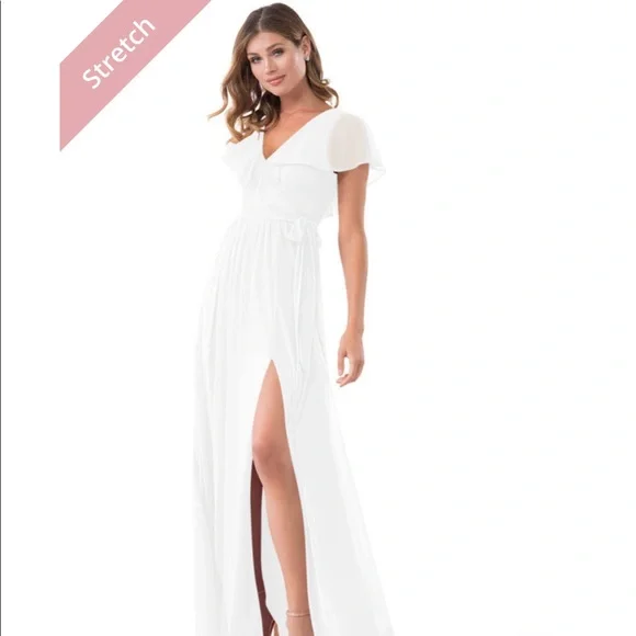 Azazie Dresses Azazie Jael Ivory Dress Poshmark